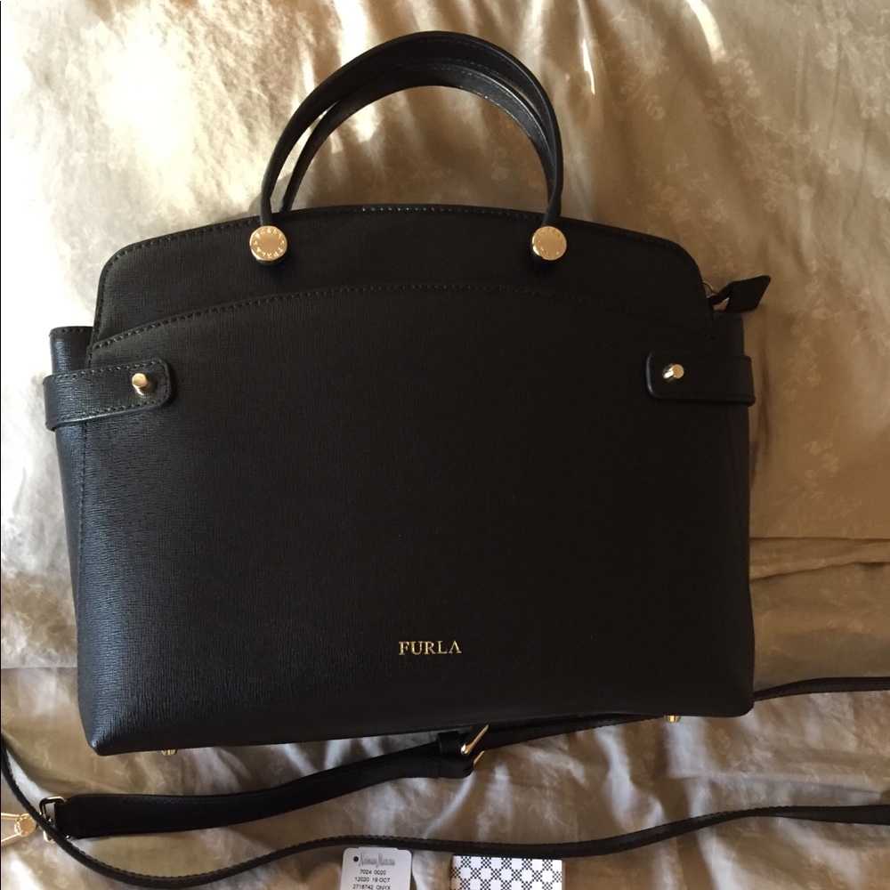 New Furla Satchel Black crossbody